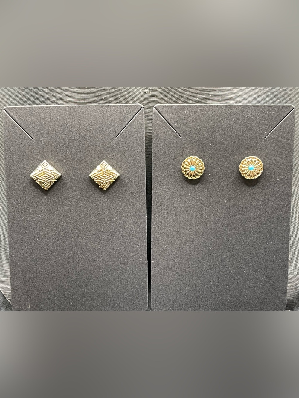 AVON Nature Motif Stud Earring Set Nature Inspired Set of 2